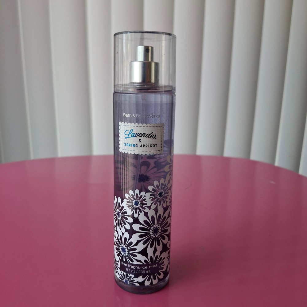 Bath & Body Works LAVENDER & SPRING APRICOT Fine Fragrance Mist 8 fl oz